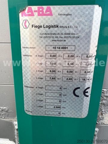 Kamion za prijevoz stoke MERCEDES-BENZ Actros 2540L 6x2 1.Stock KA-BA Viehtransporter