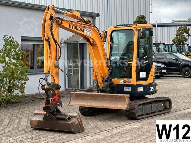 Miniexcavadora HYUNDAI Robex 35Z-9A Minibagger Schwenklöffel 867 Std.