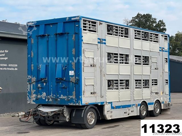 Paardentransportaanhanger PEZZIOLI RBA31 3.Stock Viehanhänger, Hubdach, Tränke