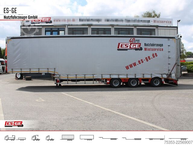 Lágvagn hálftrailer FAYMONVILLE MAX Trailer MAX100 Semi-Tieflader 2tlg. Rampen