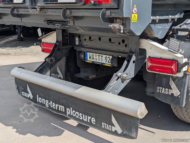 Trailer truk bak jungkit STAS 55 cbm HardoX AGRAR,  7 to. leer, Kombitüren