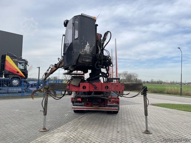 Puidu transportöör Scania R730 Woodtransport / 6x4 / Hiab Crane / Retarde...