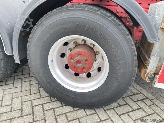 Puidu transportöör Scania R730 Woodtransport / 6x4 / Hiab Crane / Retarde...