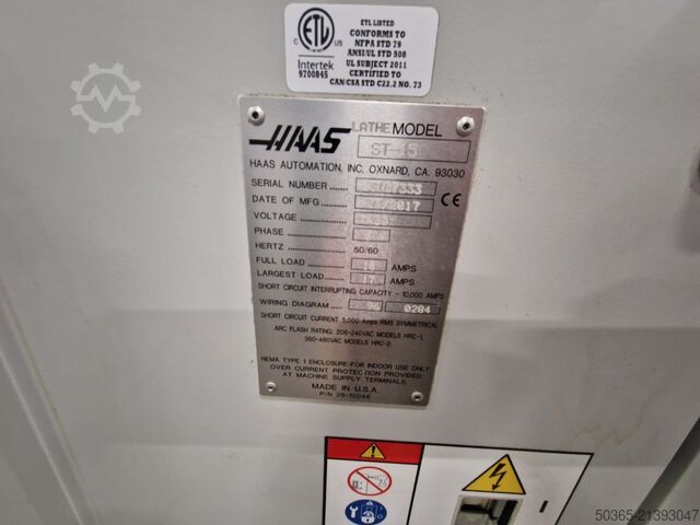 CNC strug Haas ST-15