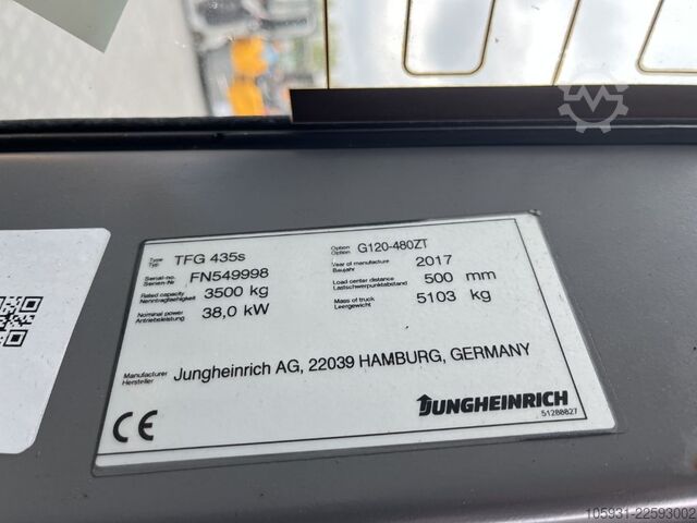एलपीजी फोर्कलिफ्ट्स Jungheinrich TFG435s