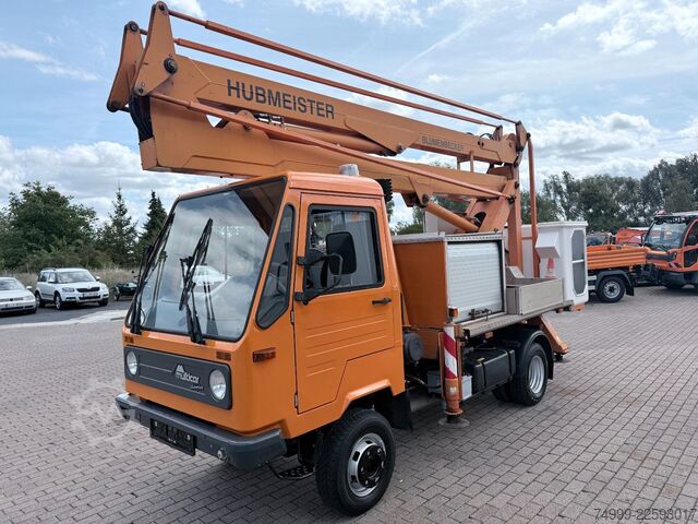 ट्रक-माउंटेड वर्क प्लेटफॉर्म MULTICAR M26 4x4 Hubsteiger auf Wechselsystem KWS