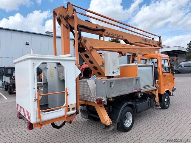 ट्रक-माउंटेड वर्क प्लेटफॉर्म MULTICAR M26 4x4 Hubsteiger auf Wechselsystem KWS