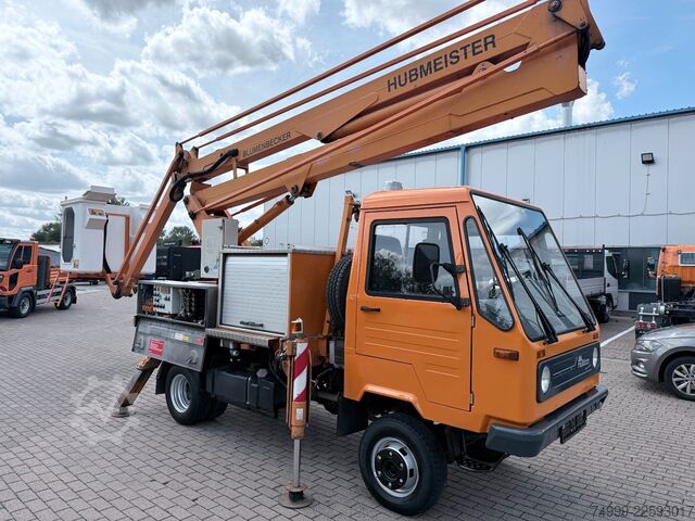 ट्रक-माउंटेड वर्क प्लेटफॉर्म MULTICAR M26 4x4 Hubsteiger auf Wechselsystem KWS