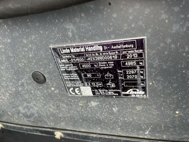 电动四轮叉车 Linde E40HL-01