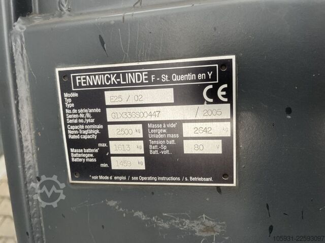 电动四轮叉车 Linde E25-02