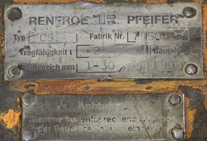 Clemă de tablă 1-30 mm Pfeifer CS