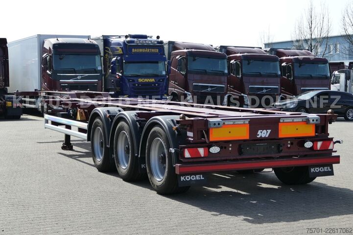 Náves s výmennou nadstavbou KÖGEL Port 45 BDF Multi Chassis Liftachse max. 41,00 t