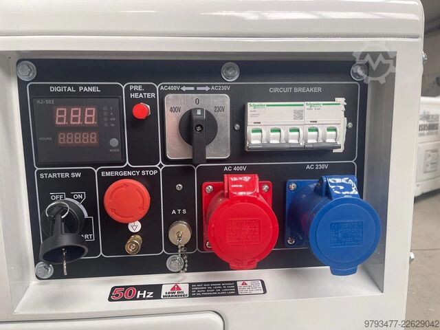 Máy phát điện dự phòng chạy dầu diesel Geisberger GB8500VTS