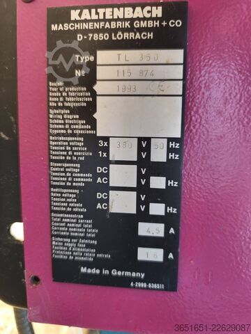 Aluminium koudcirkelzaag Kaltenbach 