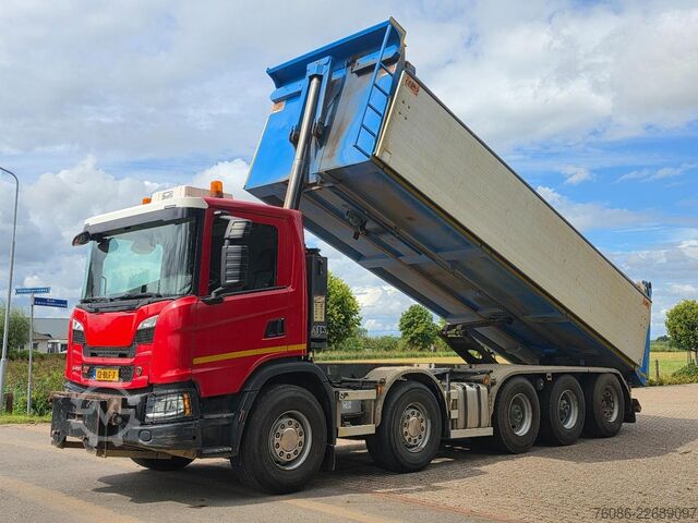 Ribaltabile Scania G450 XT!!10x4 !!AJK KIPPER!!MILIEUKAP!!