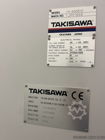CNC-Dreh- und Fräszentrum Takisawa TM-2000Y2