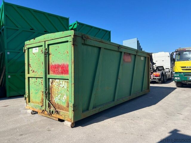 Контейнер с крюковым захватом  CONTAINER SCARRABILE USATO CON COPERCHIO