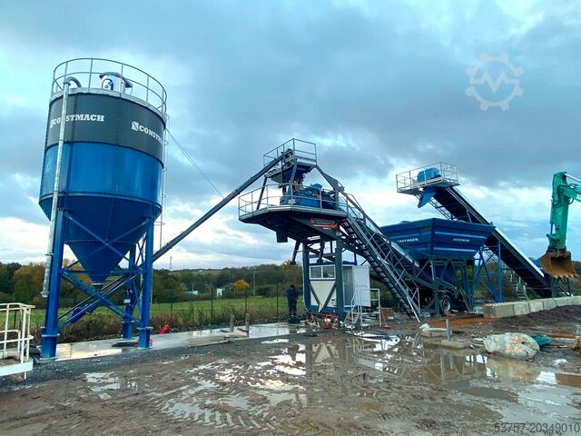 移动式混凝土搅拌站 CONSTMACH Mobile Concrete Mixing Plant Mobile Concrete Mixing Plant 30 m3/h