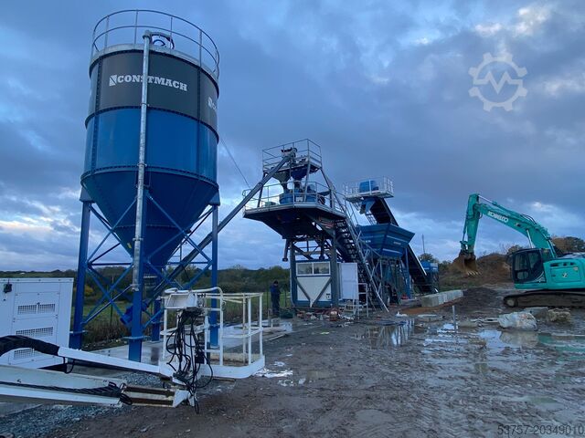 移动式混凝土搅拌站 CONSTMACH Mobile Concrete Mixing Plant Mobile Concrete Mixing Plant 30 m3/h