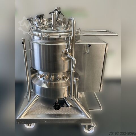 Serbatoio di pressione farmaceutico mobile da 90,5 litri, Aisi316 con agitatore magnetico Waldner K0171