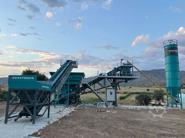 Betonmischanlage / Betonwerk CONSTMACH Mobile Concrete Mixing Plant Mobile Concrete Mixing Plant 60 m3/h