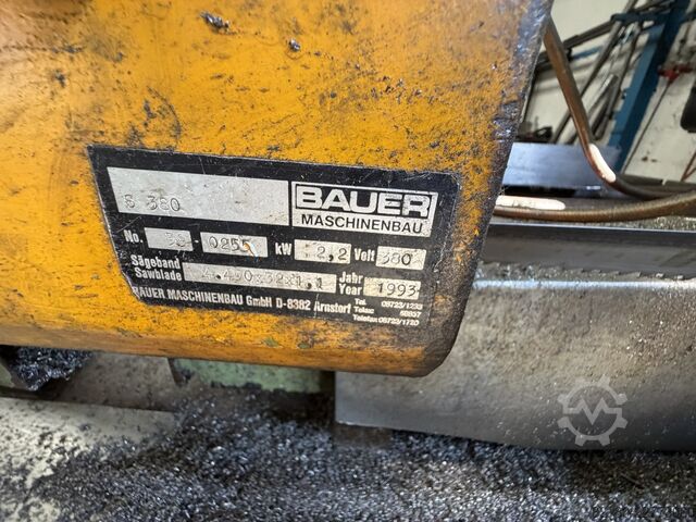 Horizontal metal band saw Bauer S 380
