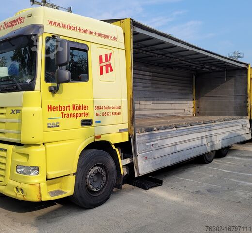 LKW mit Getränkeaufbau DAF 105.460 6x2 Lift Retarder Keppler LBW