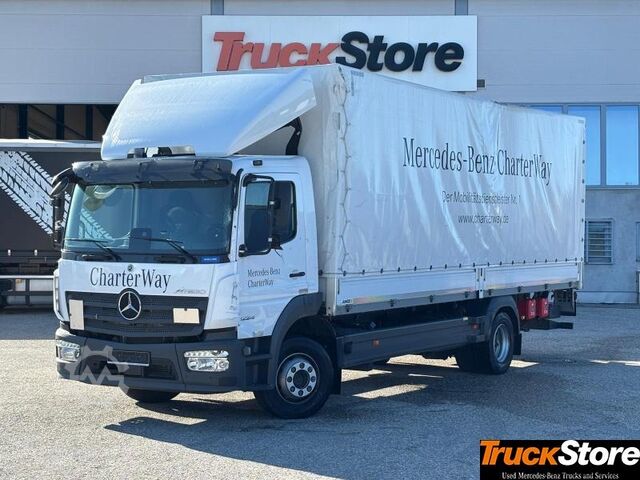 Flatbed truck with tarp  Atego 1224 L