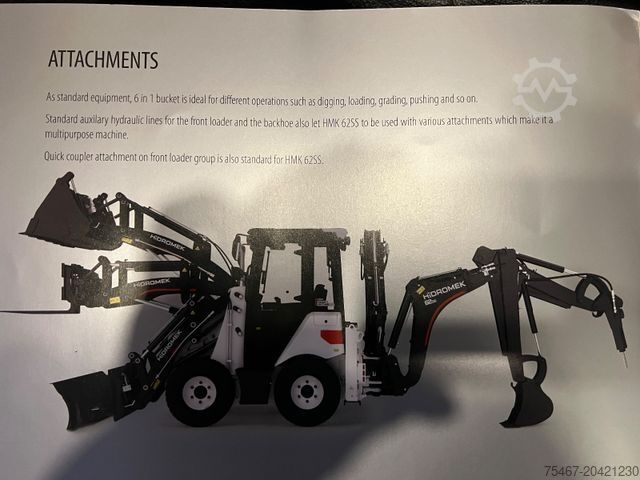 Mini bager Hidromek HIDROMEK  HMK 62ss