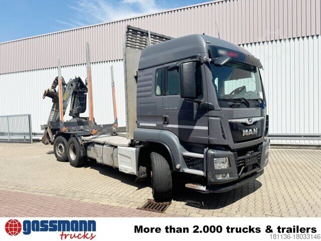 Kamion za prijevoz drva MAN TGS 26.500 6X4H-4 BL, PriTarder, HydroDrive,