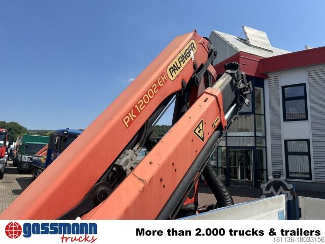 Flatbed truck Mercedes-Benz Antos 1836 L 4x2, Glastransporter, Heckkran