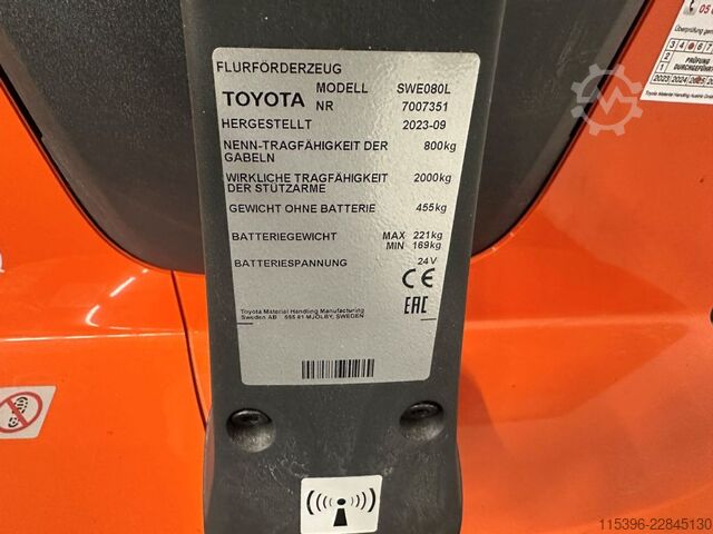 Manuel stabler Toyota SWE 080 L - nur 6 Stunden !!!