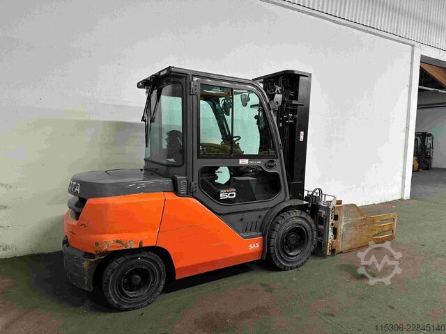Diesel gaffeltrucks Toyota 40-8FD50N - TRIPLEX 5 m