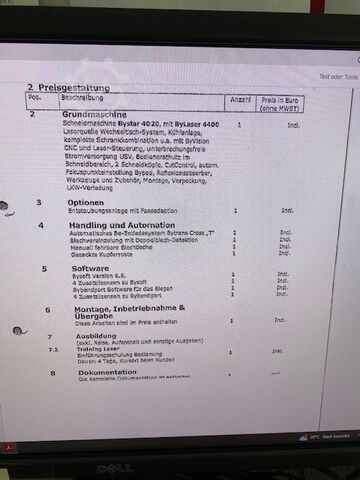 Machine de découpe au laser Bystronic Bystar 4020 mit Beschicker