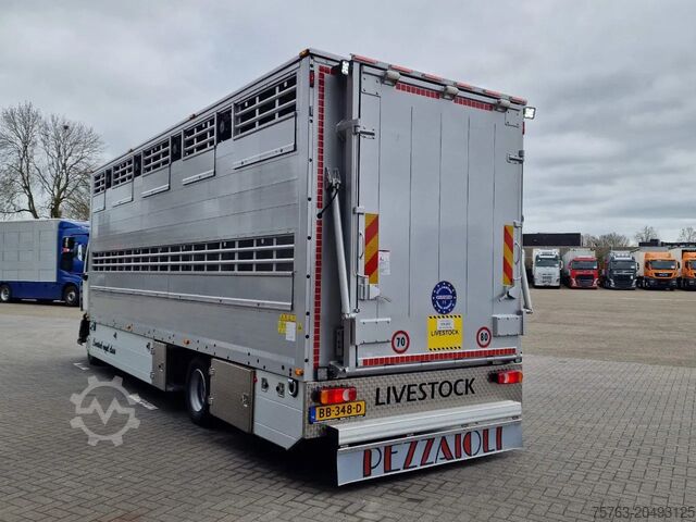 가축 운송 Pezzaioli 1 deck - Ventilation - 17.9M2 - Ramp - NEW box