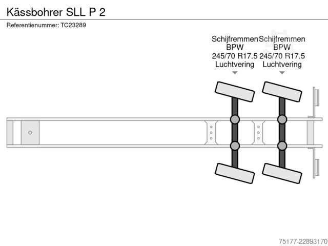 Напівнавантажувач з низьким завантаженням Kässbohrer SLL P 2