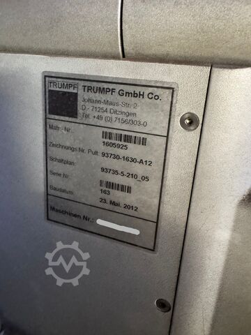 Laser cutting machine TRUMPF TruLaser 5040 Fiber