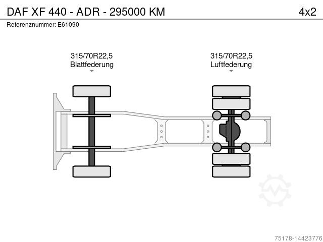 Sonstige Daf XF 440 - ADR - 295000 KM