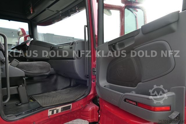 Camion plateau SCANIA R500 Pritsche Kran Baustoffanhänge