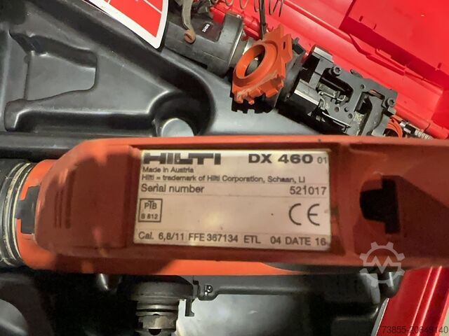 Малое оборудование Hilti DX460 Nail gun 4 kg