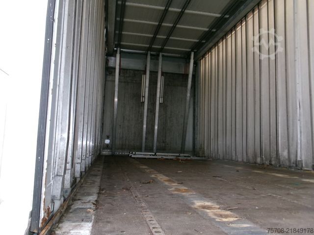 Beverage trailer  Tandem Schiebeplane*7,3 m*18 Pal.*2 to LBW*Alus