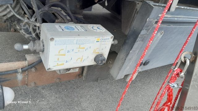 Open trailer with tarp  Tandem Schiebeplane*7,3 m*18 Pal.*2 to LBW*Alus
