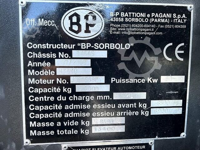 侧装叉车 B-P Battioni e Pagani HT5KU