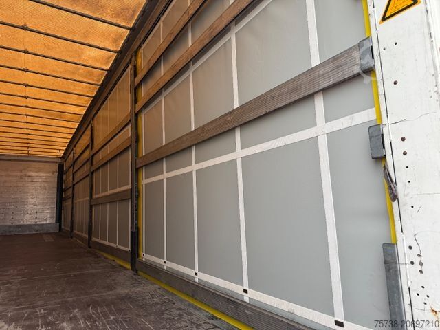 Semi-reboque aberto com lona SCHMITZ CARGOBULL SCS24 MEGATRAILER/LUFT-LIFT/Hubdach/2xLIFT-ACHSE
