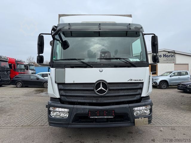Tentinė platforma sunkvežimis MERCEDES-BENZ Atego 1524 L Pritsche+Plane+LBW/Klima