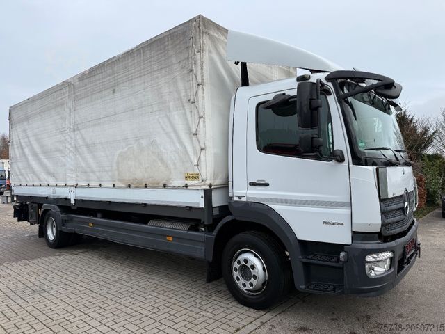 Tentinė platforma sunkvežimis MERCEDES-BENZ Atego 1524 L Pritsche+Plane+LBW/Klima
