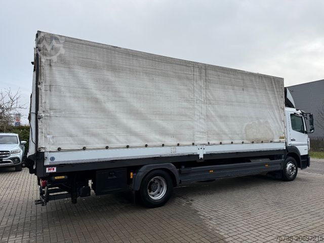 Camião plataforma com lona MERCEDES-BENZ Atego 1524 L Pritsche+Plane+LBW/Klima