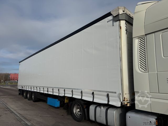 Semi-reboque aberto com lona SCHMITZ CARGOBULL SCS24 MEGATRAILER/LUFT-LIFT/Hubdach/3-Achsen
