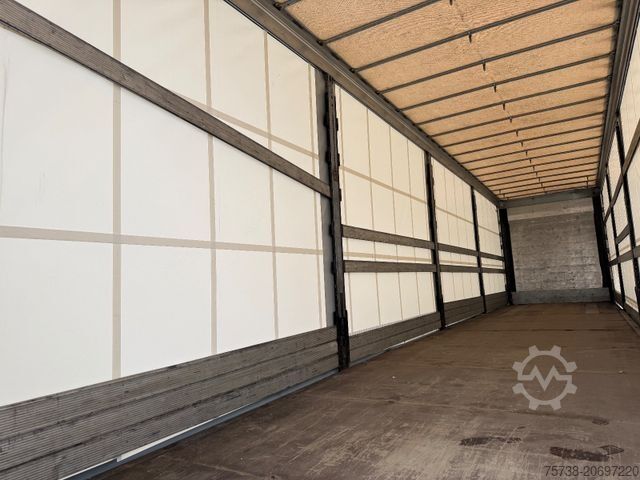 Semi-reboque aberto com lona SCHMITZ CARGOBULL SCS24 MEGATRAILER/LUFT-LIFT/Hubdach/3-Achsen