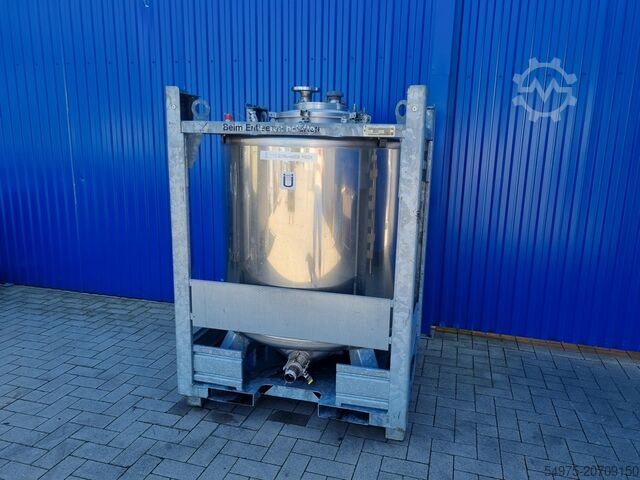 1000L stainless steel transport container tank Ucon